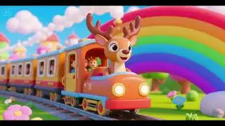 Deer&rsquo;s Train Ride to Rainbow Town | Nursery Rhymes & Kids Songs