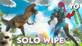 Como Un Solo De 7000 Horas DOMINA En Un Wipe - INX 1 Solo - ARK PvP