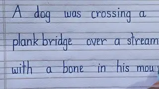 English Handwriting | Cursive writing in English | How to improve English handwriting