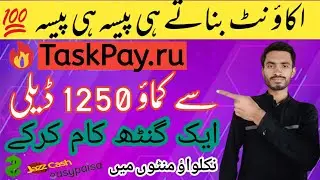 Earn Money From Taskpay Website | 1250 Earning Daily without investment | Irshad prime tech