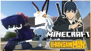 Becoming AKI HAYAKAWA inside Minecraft Chainsaw Man