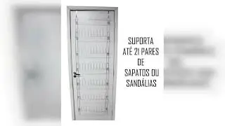 Review: Sapateira De Porta Grande De A&ccedil;o 21 Pares Organizador Sapat Cor Cromada