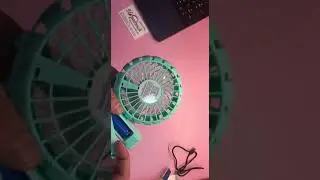 Мини обзор-распаковка Портативного Ручного Мини Вентилятора Small Fan USB