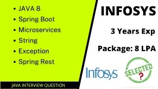 Latest Infosys java interview questions list