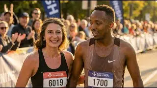 Couple Running First Marathon Together. *Hard AF*