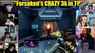 Valorant pros/streamers react to PRX f0rsakeN's CRAZY 3k in TP against BOOM ESPORTS