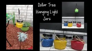Dollar Tree Garden Light Jars