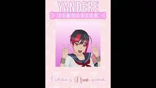 The evolution portrait of Miyuji Shan | Yandere Simulator #shorts  #short