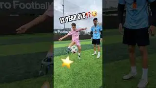 ELASTICO KING vs 12 year old⁉️😳⭐️ @v7skills #xntonio #shorts #football #soccer