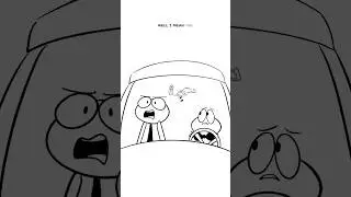 Driving Test 😳 (Animation Meme) #shorts