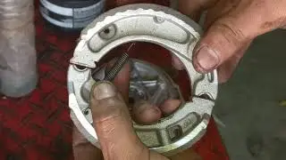 como montar espelho de freio traseiro pop 110