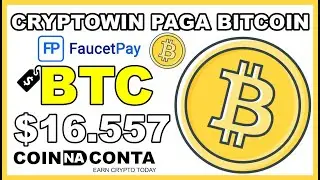 CRYPTOWIN PAGA EM BITCOIN(BTC) DIRETO NA FAUCETPAY DE GRA&Ccedil;A E AUTOM&Aacute;TICO COM TAREFAS SIMPLES 2023
