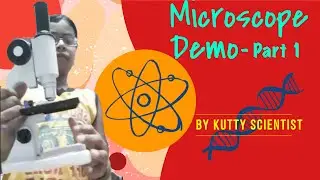 Kids Microscope demo in Tamil - Part 1 | By Kutty Scientist