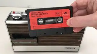 Grundig Concert-Boy Recorder C340 (1969-70) - Function demo (Radio + Cassette)