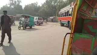 beautiful bus turn بس کا موڑ چیک کریں