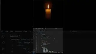 Candle Css animation| HTML  CSS  #animation #CSS #candle