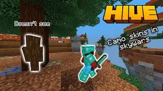 Using Camo Skins In Hive Skywars