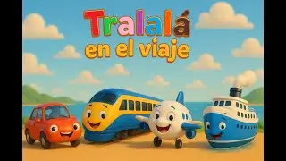 [#LuckieDonki] Tralalá en el viaje |🚗 Canción infantil de transporte (coche, tren, barco, avión)✈️