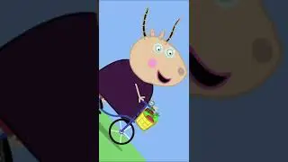 Madame Gazelle Bike Ride #PeppaPig #Shorts