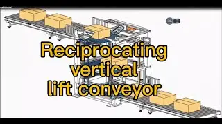 Reciprocating vertical lift conveyor suitable for transferring carton,plastic box etc
