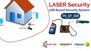Laser Security System using IC 555 Timer | Laser Alarm Circuit | Electronics Mini Project