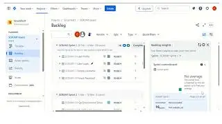 Создание и редактирование спринтов в JIRA | Создание запланированных спринтов | Перемещение элеме...