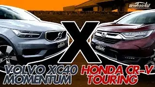 VOLVO XC40 X HONDA CR-V! QUEM VENCE O DUELO DE SUVS? - ESPECIAL #192 | ACELERADOS