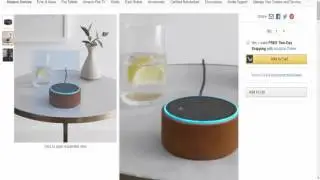 Amazon Echo Dot Case (fits Echo Dot 2nd Generation only) - Midnight Leather