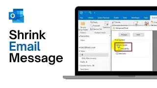 How to Shrink Email Message to Fit One Page When Printing in Outlook | Outlook Tips and Tricks 2024