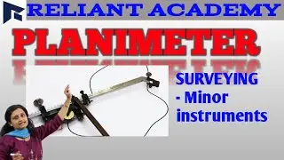 Planimeter// Surveying //KWA- tracer // civil // Reliant Academy