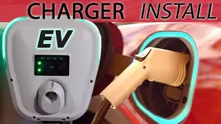 Electric Car Level 2 (240 Volt) Charger Installation, Chevy Bolt EV
