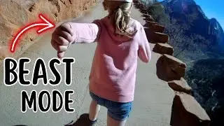 My 7 Year Old Hiked to Angels Landing! | Angels Landing Hike | Scout's Landing | Zion National Park