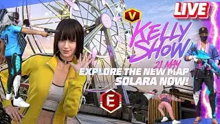 KELLY SHOW LIVE REACTION OB 49 UPDATE FREE FIRE INDIA ANNOUNCE THALA COLLABORATION #live