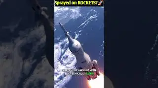 Why Millions Of Gallons Water Sprayed Onrocket | Sprayed on ROCKETS?🚀 #short #facts