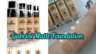 Gabrini HD Matte Foundation Review || Matte Foundation Long Lasting || Bridal Base#abrish #AAA