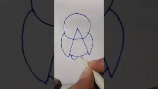 Owl drawing with letter A #drawing #ytshorts #shorts #owldrawing #owl #art #trending #foryou