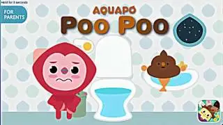 AQUAPO Poo Poo Toilet Training for Kids Educational Potty Game for Children and Toddler Vido