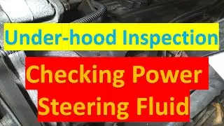 Checking the Power Steering Fluid  |  Under-Hood Inspection