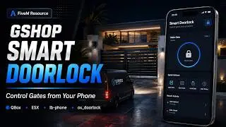 GSHOP Smart Doorlock | Control ox_doorlock Gates from lb-phone | FiveM QBox & ESX