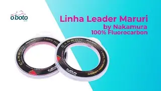 Linha Shock Leader Maruri by Nakamura l Carretel resistente 100% fluorocarbon
