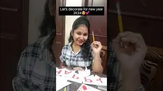 Late night new year celebration ideas😍🎂💕💫| Happy New Year everyone❤️#2k24#shorts#viral#trending#diy
