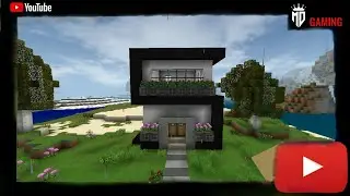 How to make black and whight house in MINI BLOCK CRAFT and MINECRAFT ||orio house||
