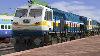 Realistic Horn Departure Ever - Ultra Real Graphic Of WDP4D - Train Simulator - LOUD HONKING