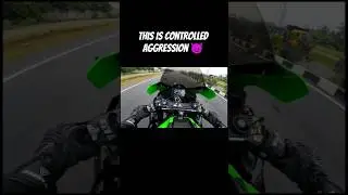 One Gear Downshift Sudden Pull | ZX10R Raw Sound 😈