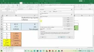 Solving Non-Linear Equations in Chemical Engineering with EXCEL