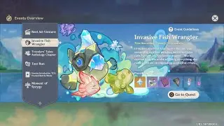 Event ▢ Invasive Fish Wrangler ▢ * Tutorial * #genshin
