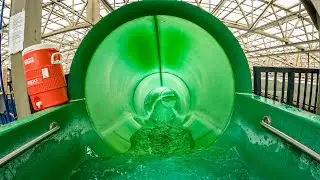 Fast Inner Tube Slide | PumpHouse Indoor Water Park Jay Peak