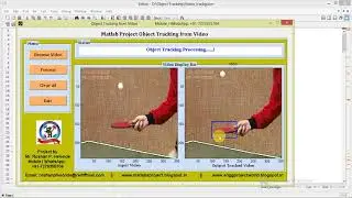 Matlab Code for Object Tracking Using Image Processing