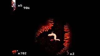 Earthworm Jim 2- (Sega Genesis) Level 4: Jim's now a blind cave salamander!