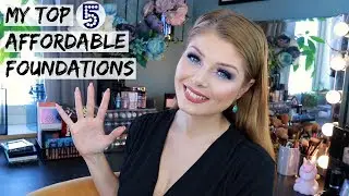 My Top 5  Affordable Foundations | Top 5 In Makeup #5